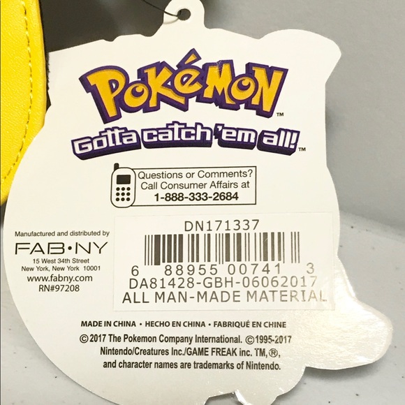 Pikachu Crossbody Bag Purse Vegan Leather - Picture 7 of 8